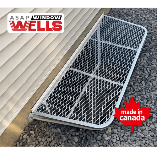 36″W X 12″P Aluminum Window Well Cover - Shop Window Wells