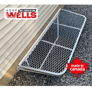 36″W X 12″P Galvanized Steel Window Well Cover - Shop Window Wells